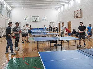 Соревнования по настольному теннису в рамках Х заводской спартакиады
